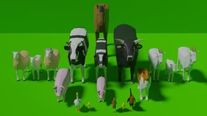 farm animal 3D