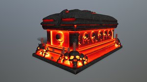 tomb candle 3D model