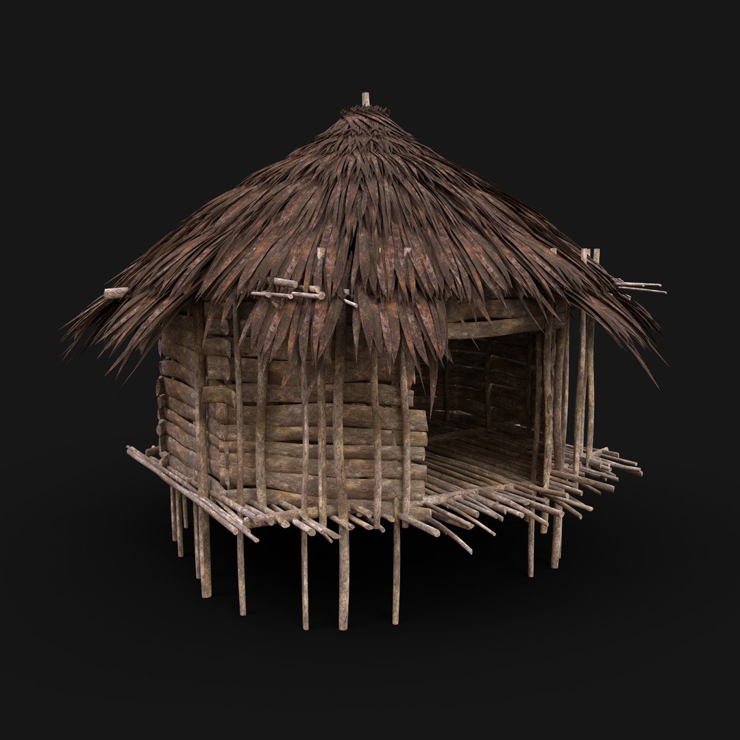 3d Tribal Jungle Hut Turbosquid 1597233