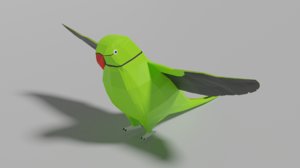 3D animal bird nature model
