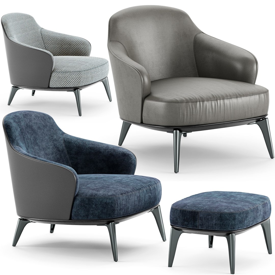 Кресло minotti leslie armchair