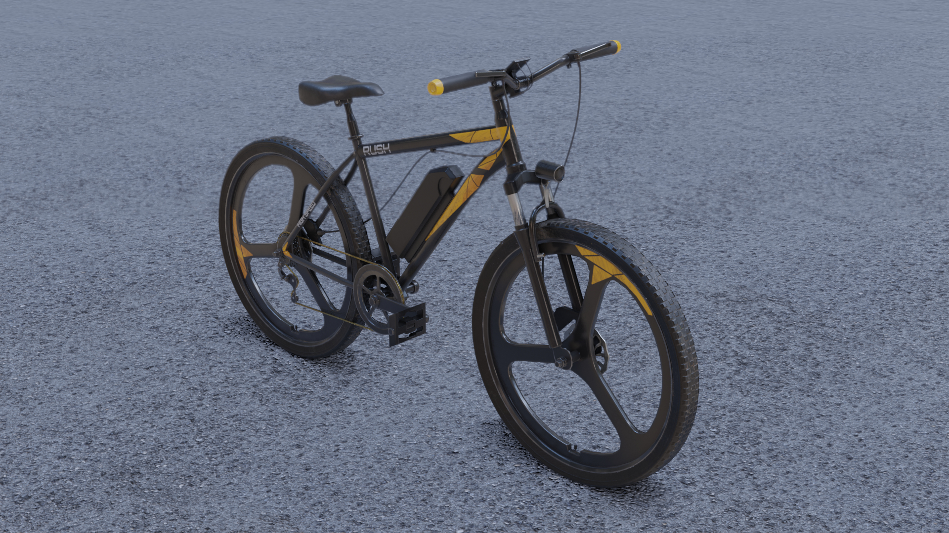 electric bicycle3d模型