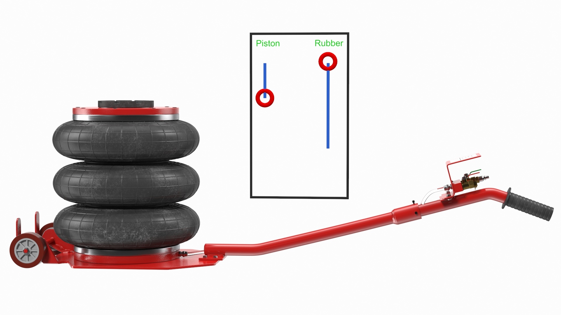 Pneumatic car jack 3 3D model TurboSquid 1598084