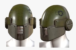 3D helmet plastic mask