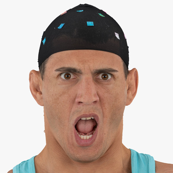 Low Rage Human Mike Human Head Rage RAW-Scan 3D-Modell - TurboSquid 1593056