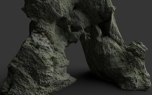 3D model skull cave