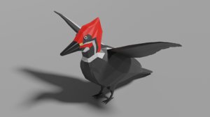 3D animal bird nature model