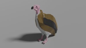 3D model animal bird nature