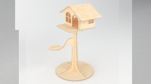 3D model casa para gatos