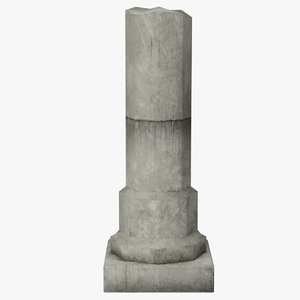 column 3D model