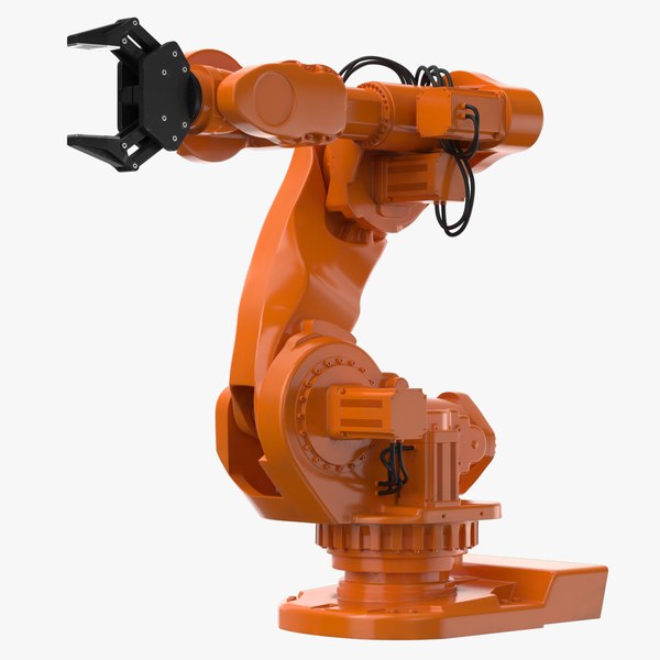 abb irb 7600 industrial robot 3d model