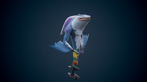 3D shark model
