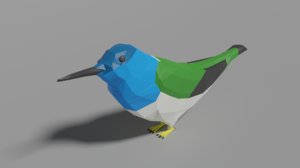 bird hummingbird 3D model