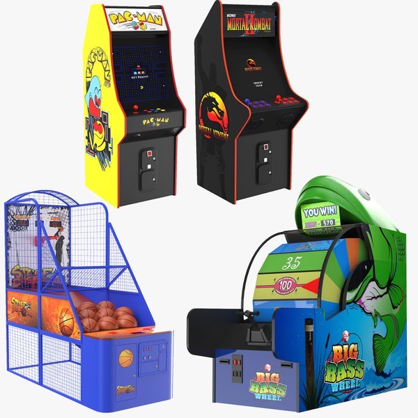 3D real arcade games model