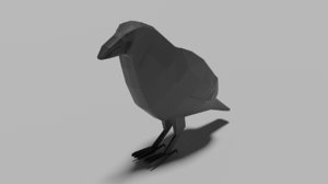 3D crow