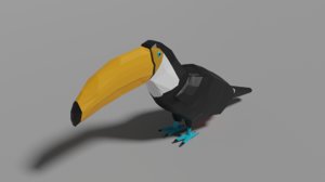 animal bird nature 3D model