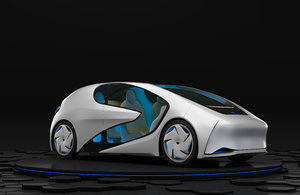 3D model futuristic car