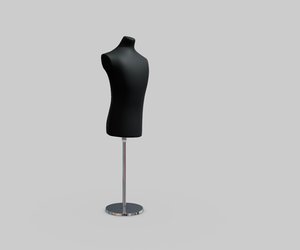 3D model clothes tailor s mannequin
