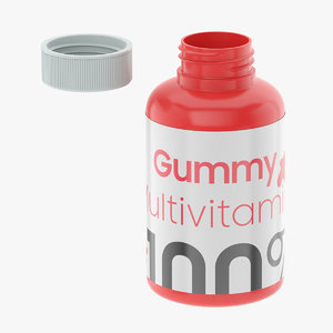 3D bottle vitamin