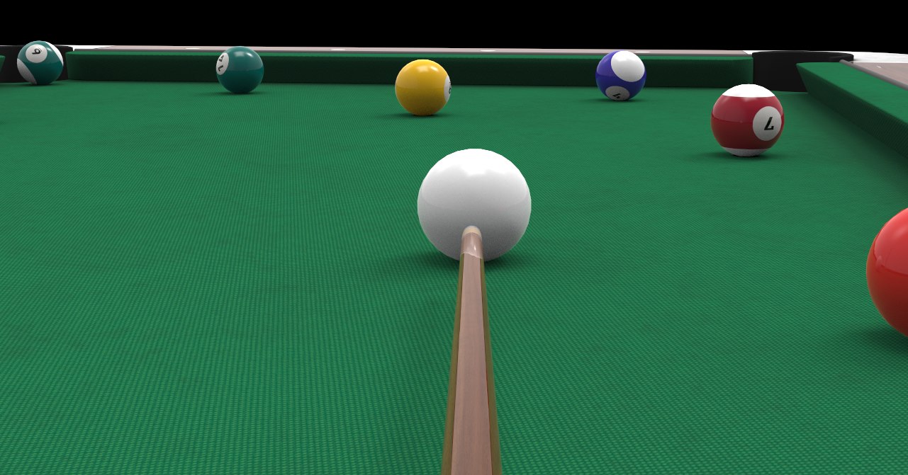 Pool Table Cues 3d Model - Turbosquid 1599005