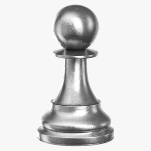 chess piece 02 pawn 3D