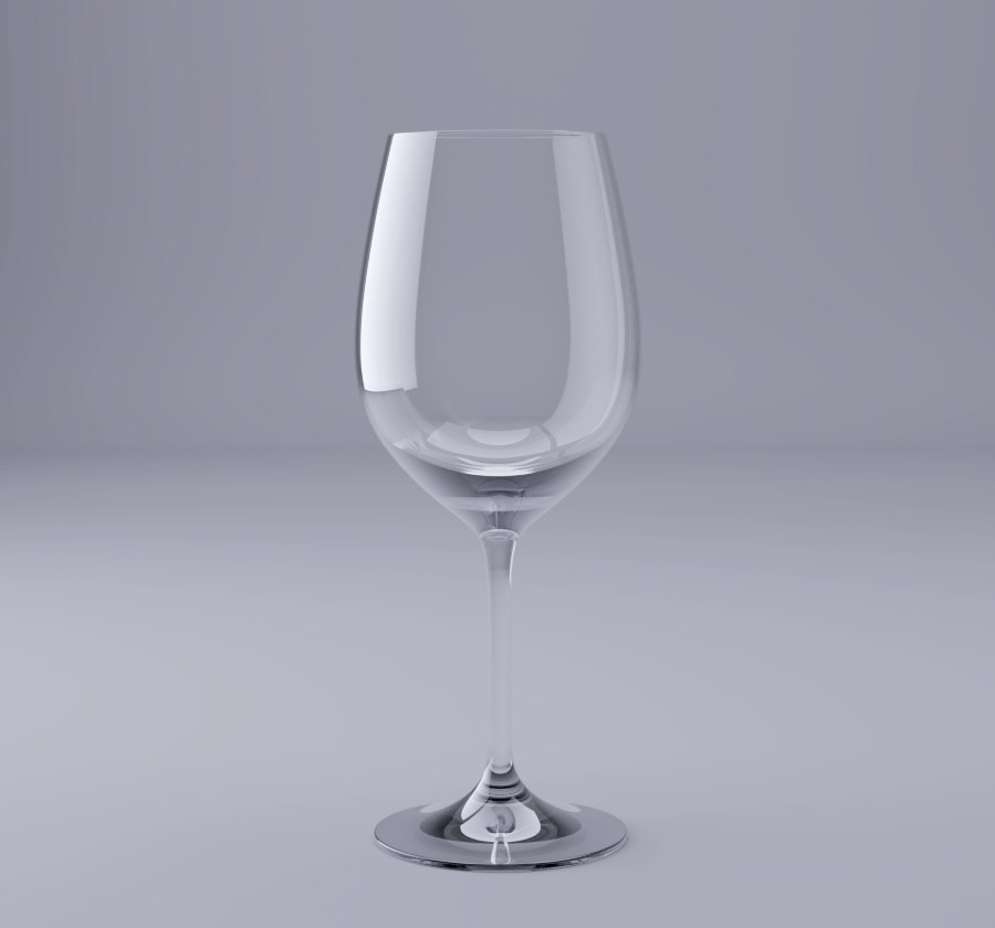 3D wine glass model - TurboSquid 1599027