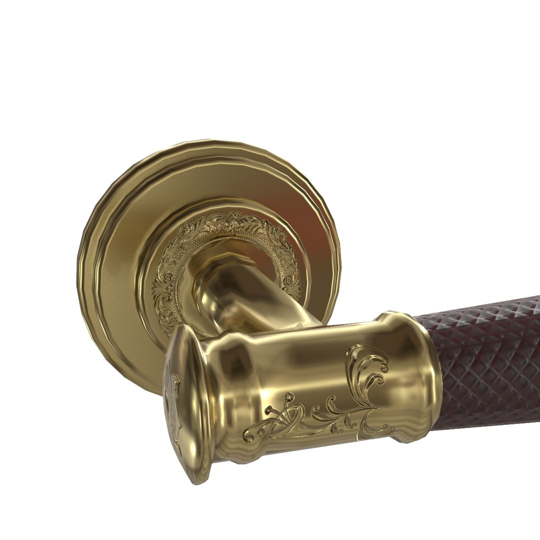 3D handle door model TurboSquid 1599151