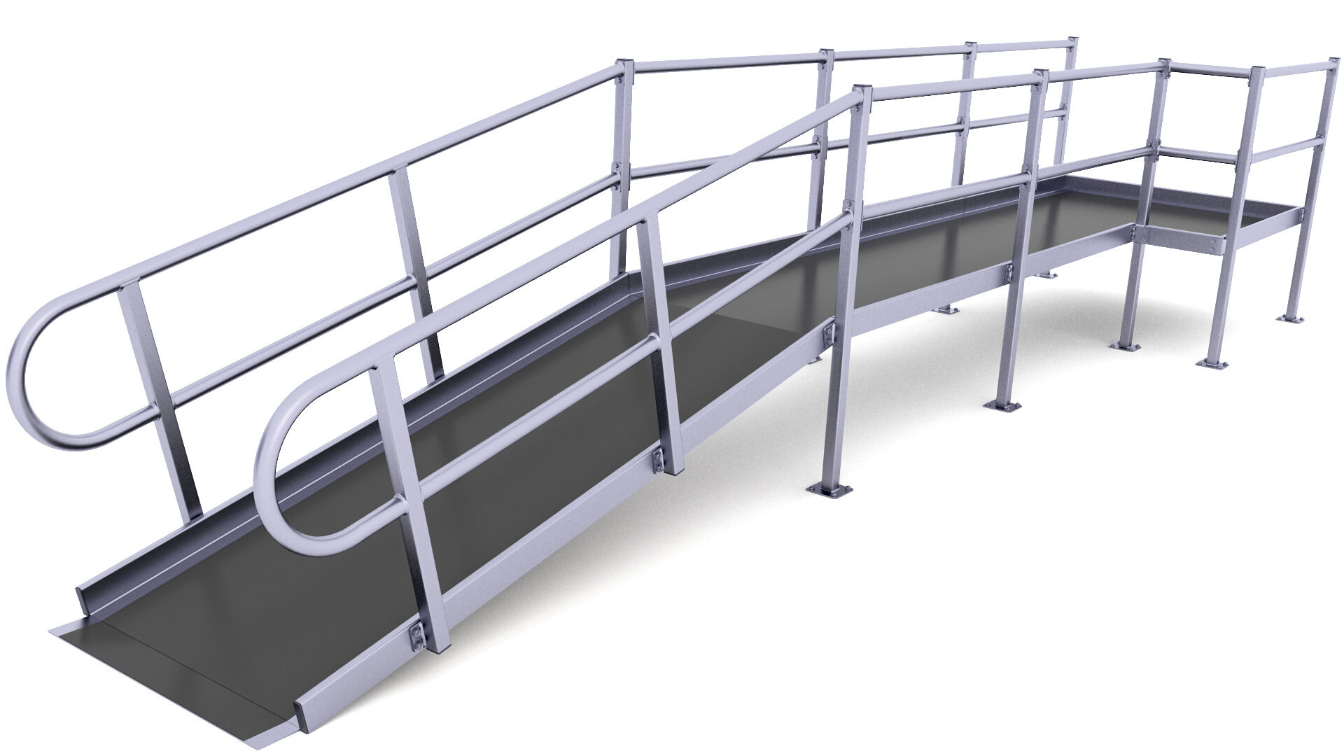 Wheelchair traction ramp 3D model TurboSquid 1599209