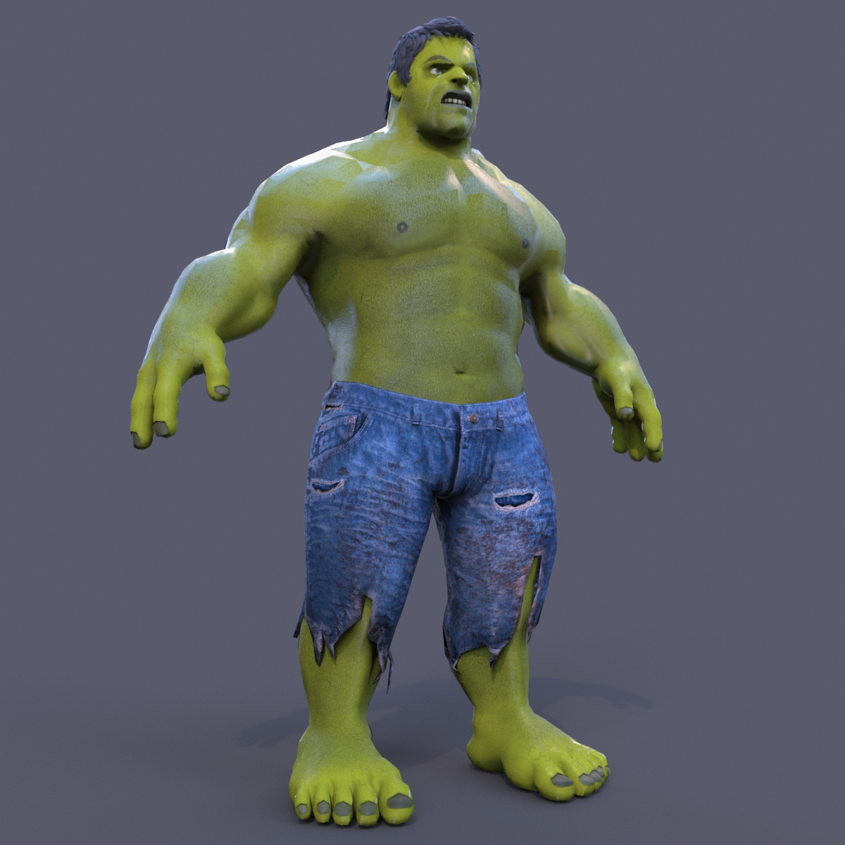 Hulk character 3D model TurboSquid 1598353