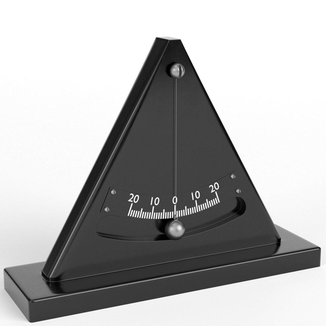 Simple inclinometer 3D TurboSquid 1599334