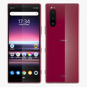 sony xperia red 3D model