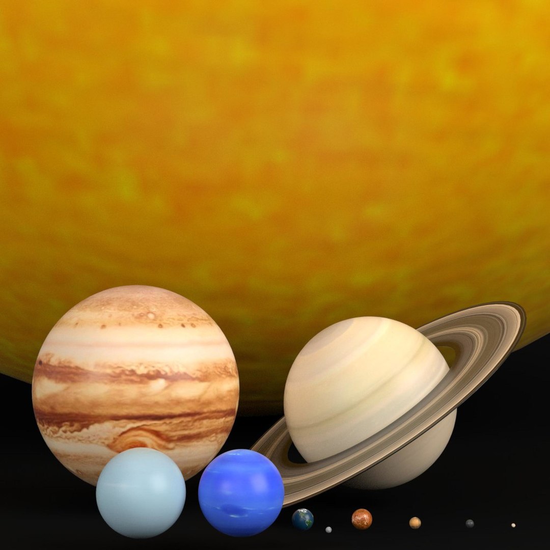 Модели планет для блендер