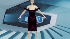 woman dress 3D model