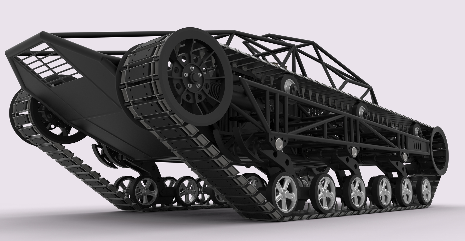 Vehicle track 3D model TurboSquid 1599880