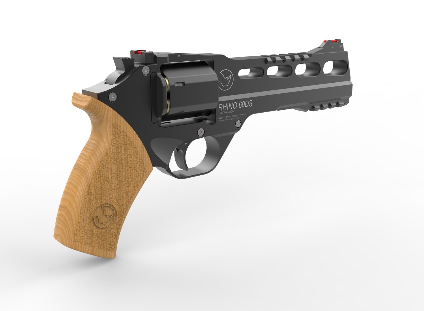 Chiappa rhino 60ds revolver 3D model - TurboSquid 1600084