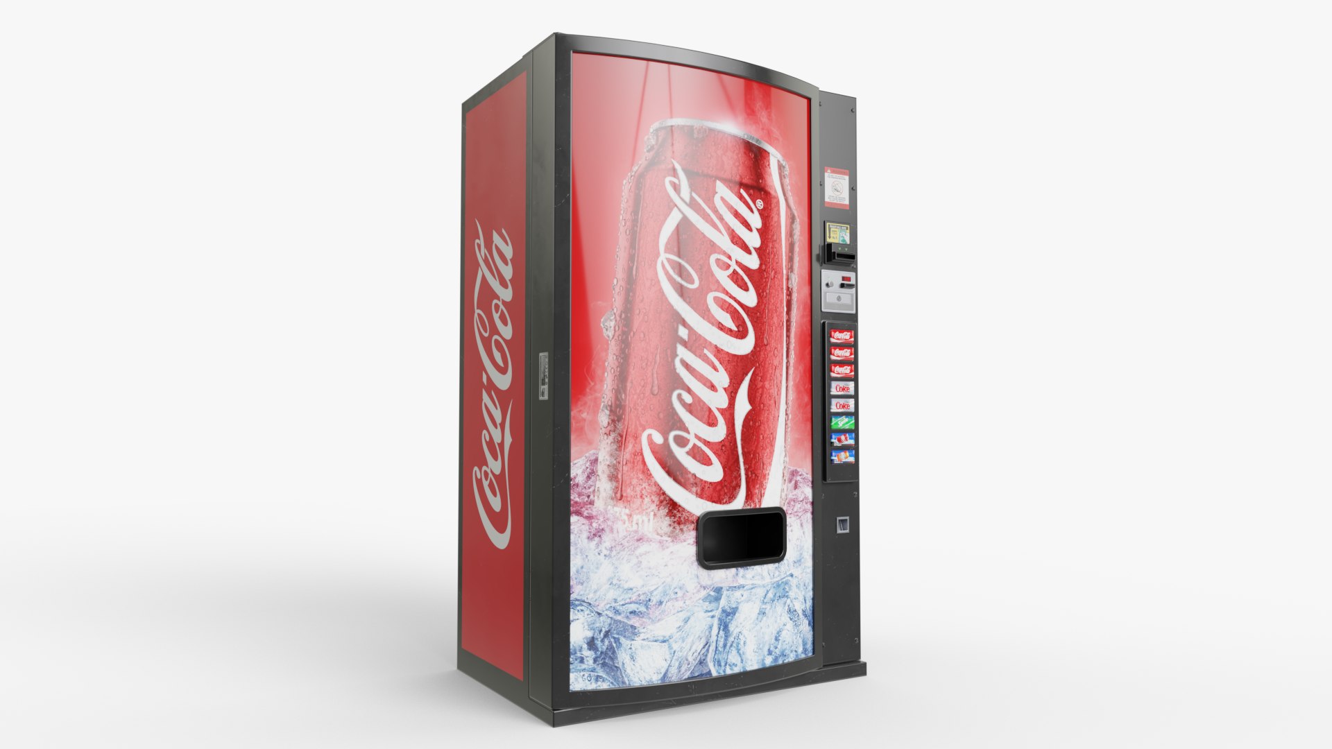 D Coca Cola Vending Machine Turbosquid