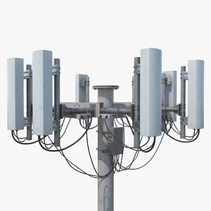 pbr cell site antenna model
