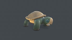 3D turtle reptile model