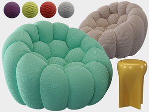 bubble armchair roche bobois 3D model