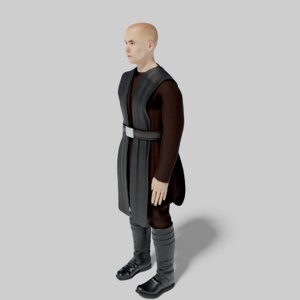 3D sith lord character model