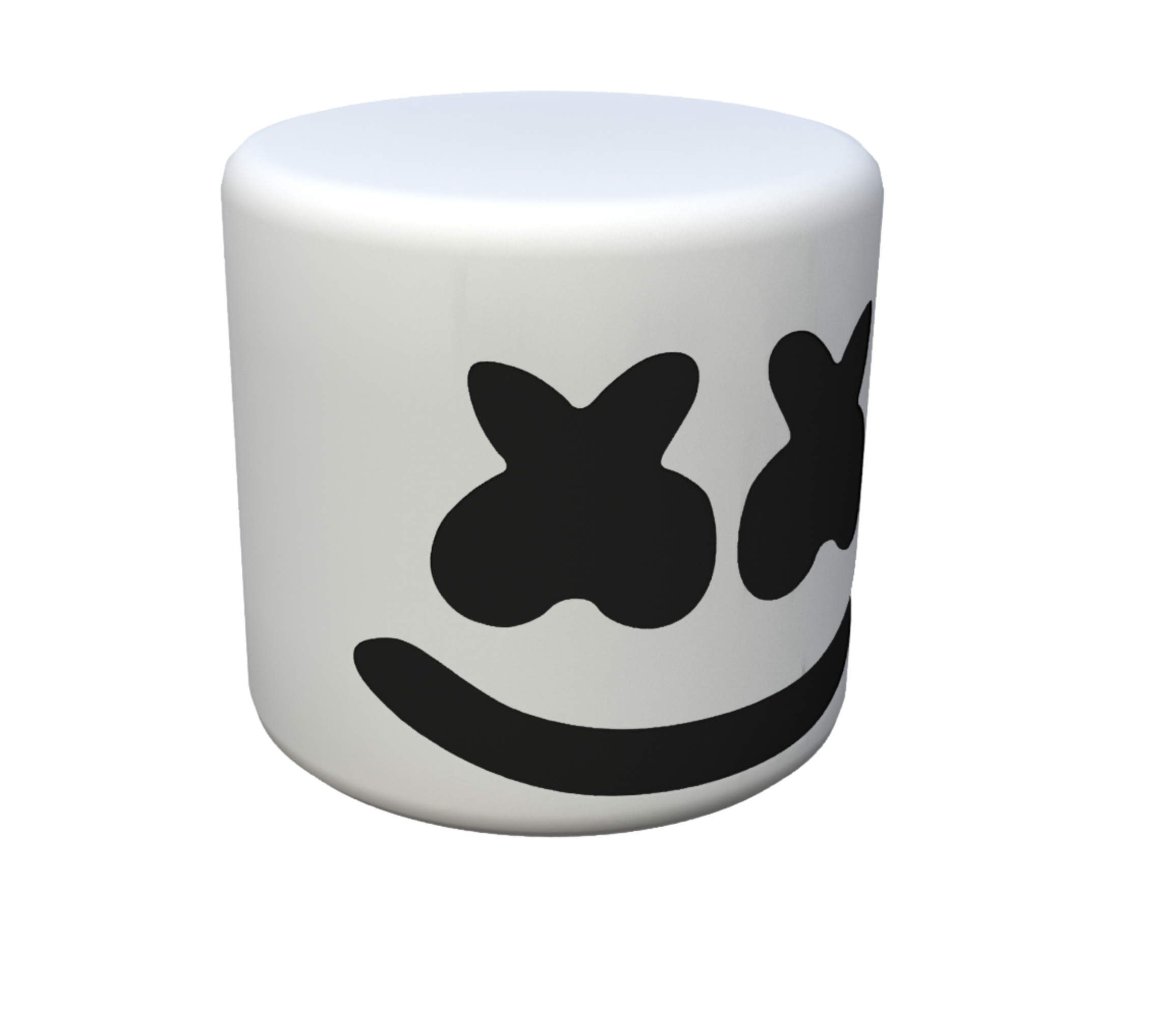 3D marshmello helmet marshmallow TurboSquid 1600477