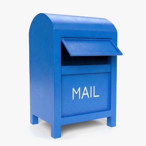 cartoon mailbox 3D model