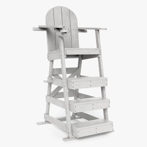 3D lifeguard chair
