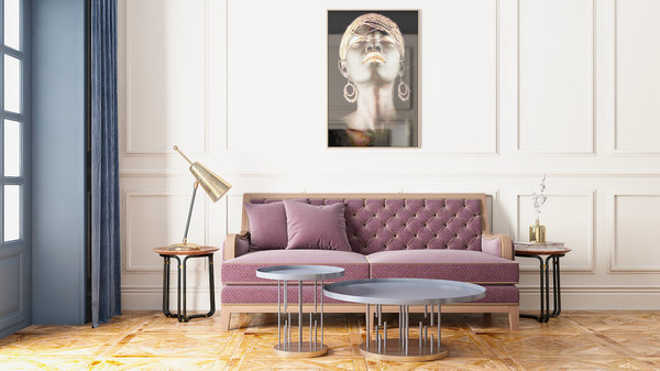 3D living room interior design