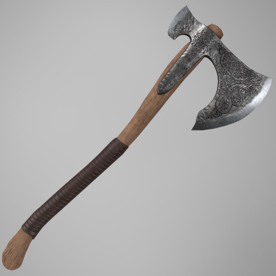 Scandinavian axe 3D model - TurboSquid 1601236