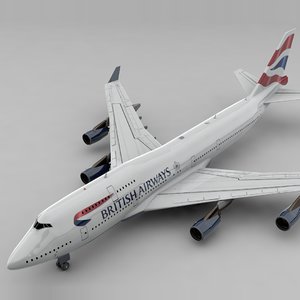 boeing 747 british airways model