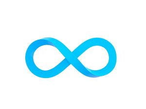 3D infinity symbol model