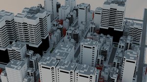 city environment 3D model