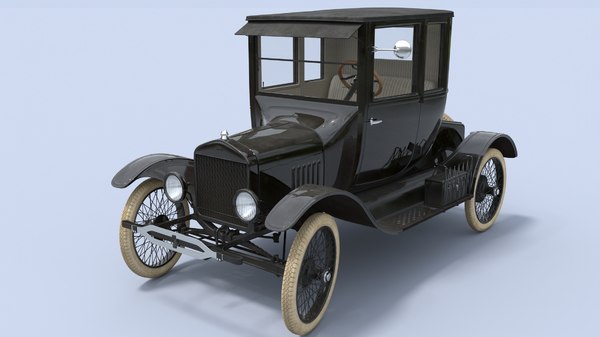t coupe 1919 modeled 3D