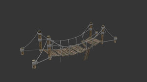 rope bridge 3D